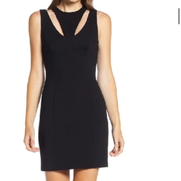 Bailey 44 Dresses & Skirts - Bailey 44 Dolce Pointe Black Cutout Mini Dress